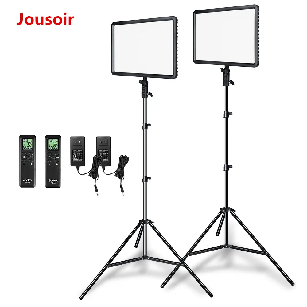 Godox 2 шт. светодиодный P260C ультратонкий 30 Вт 3300-5600k светильник для видеосъемки