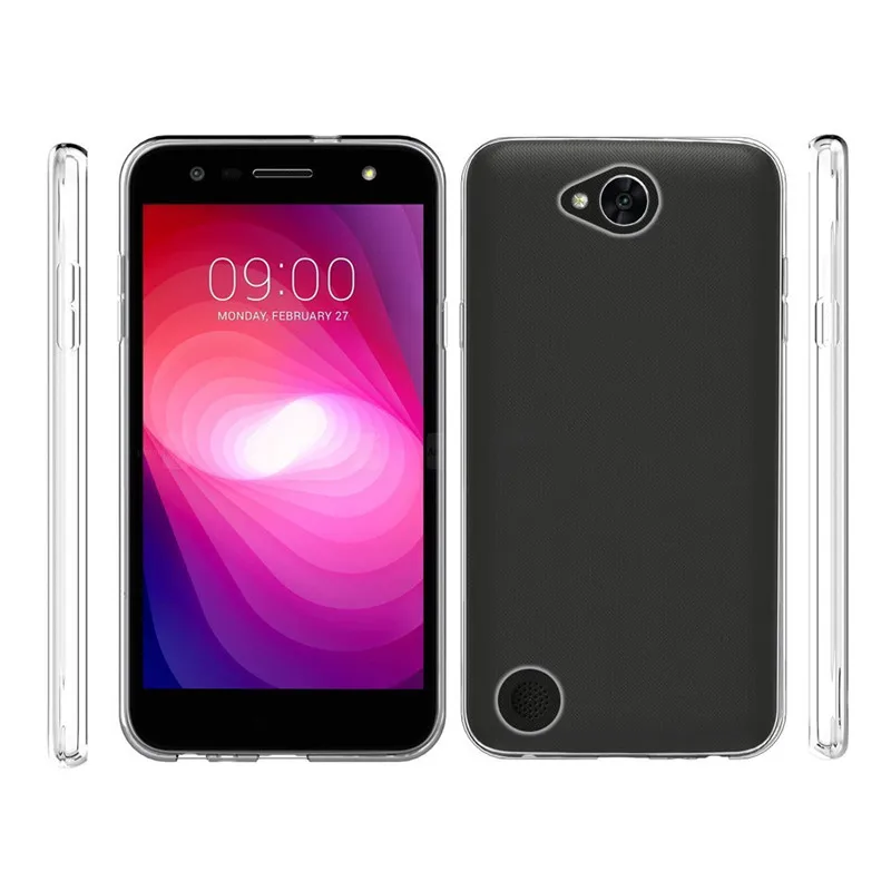 Прозрачный мягкий ТПУ чехол для LG X Power 2/LV7/Fiesta/K10 5 &quotбампер ультра тонкий на