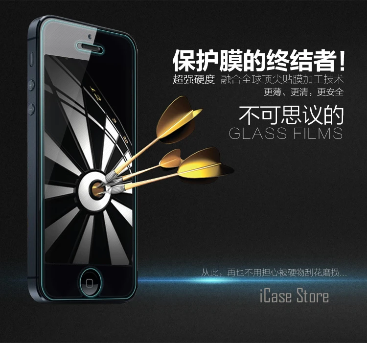 Высокое качество 0 26 мм 9 H взрывозащищенное Премиум Закаленное стекло для iPhone 4S 4