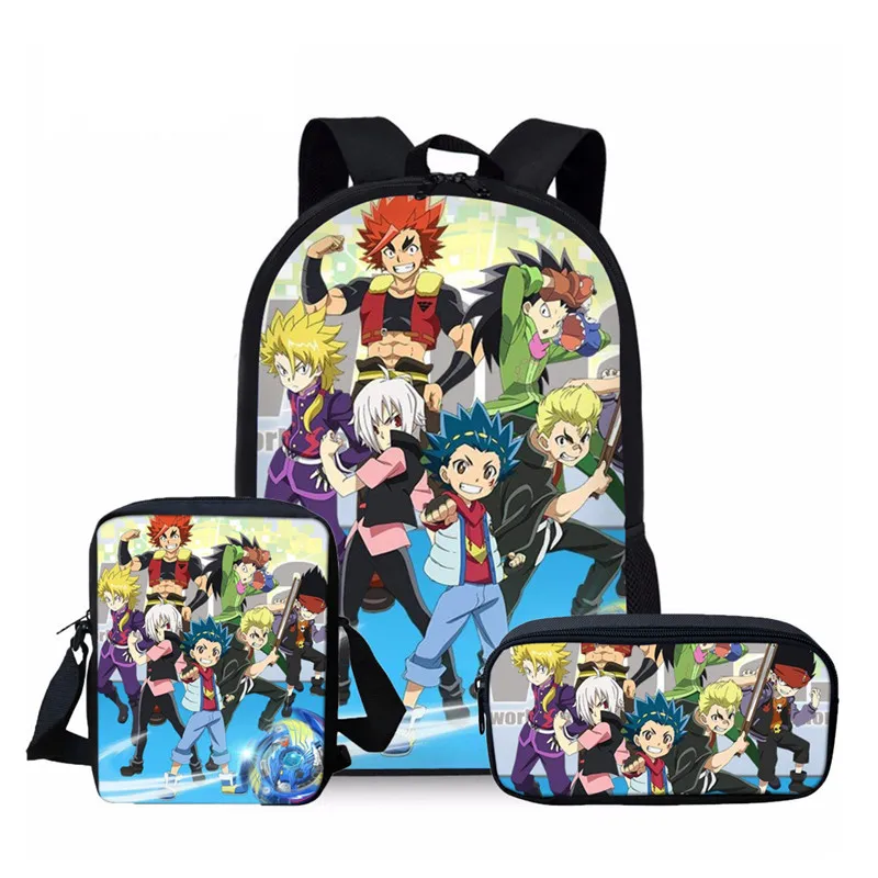 XM1876C-E-K Nopersonality игры аниме Beyblade Burst печати школьные сумки наборы для подростков мальчиков крутой мультфильм дети школьные сумки детские книжные сумки - Цвет: XM1876C-E-K