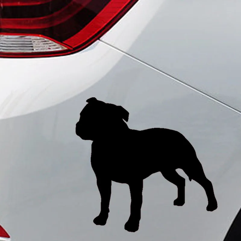 12*11.5 cmstaffordshire бультерьер собака Pet любовник животный узор окна автомобиля кузова