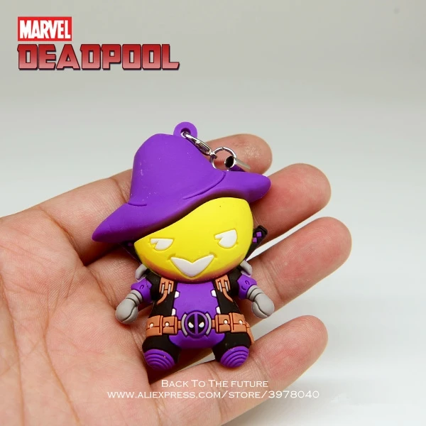 Disney Marvel X Men Дэдпул 7 см фигурка аниме мини украшение ПВХ Коллекционная игрушка