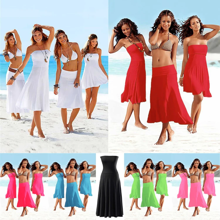 Beachwear Matches Bikini Multi - Wear Cover Ups 2017 Most Popular Beach Wears Hot Convertible Dress |