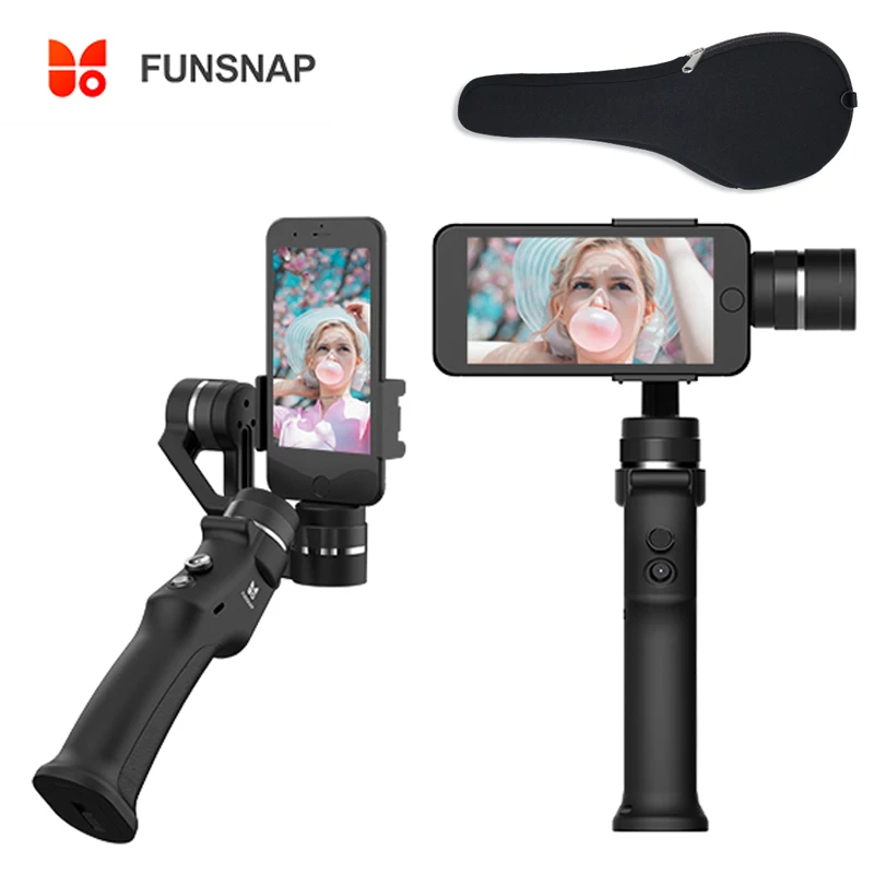Ручной Стабилизатор funsnap для смартфона стабилизатор Gopro 5 6 iPhone - Цена: 3 938,59 руб.