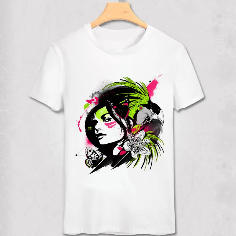 Мужская футболка с цветным принтом Janpan модная брендовая Футболка диджеев