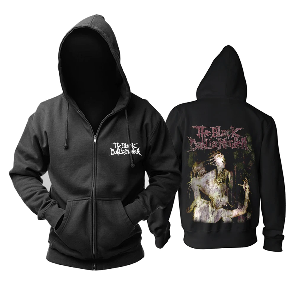 Bloodhoof The Black Dahlia Murder dead core metal core поп-рок музыка черный хлопок Толстовка Азиатский размер