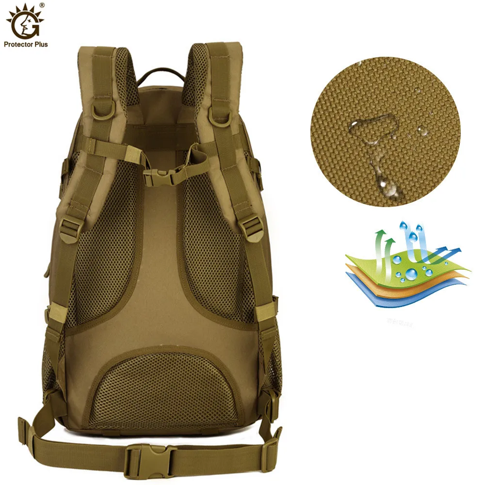 40L Outdoor Sport Military Tactical climbing mountaineering Backpack Camping Hiking Trekking Rucksack Travel outdoor Bag | Спорт и
