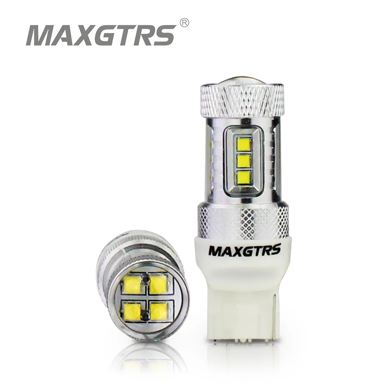 2x W21W светодиодный задний фонарь 30 Вт 50 80 CREE Chip XBD T20 лампа 12 В 7440 стоп сигнал для