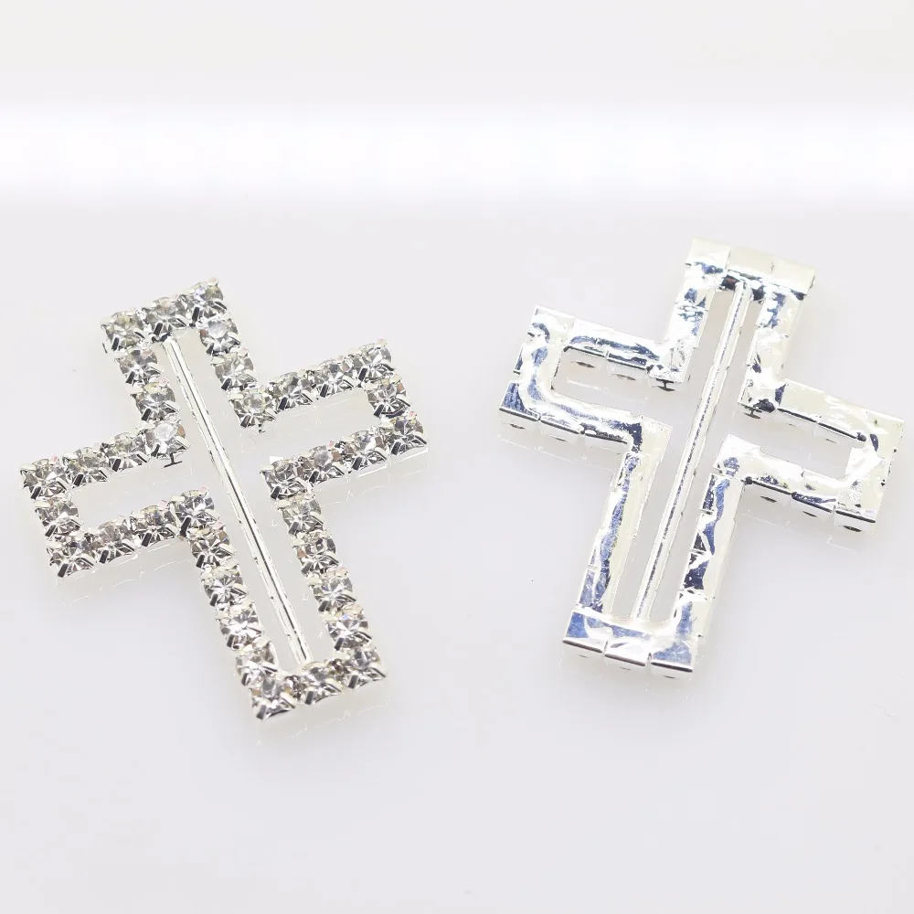 New Hot 10Pcs 28*34mm cross Diy jewelry Accessories rhinestones Phone pedestal embellishments caps Decoration For Making Ivory | Украшения