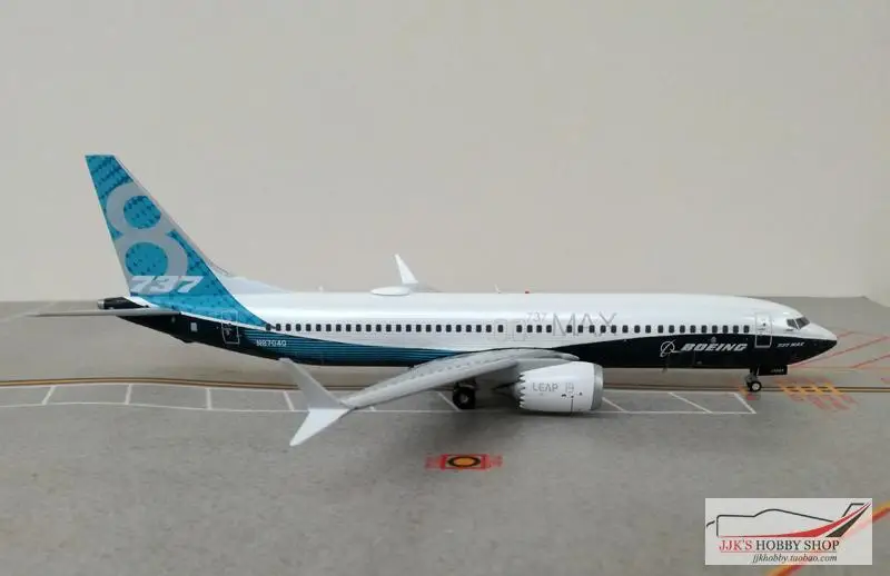Литье 1/200 Boeing рисунок Boeing Max8 N8704q Lh2156 737 детская игрушка в подарок