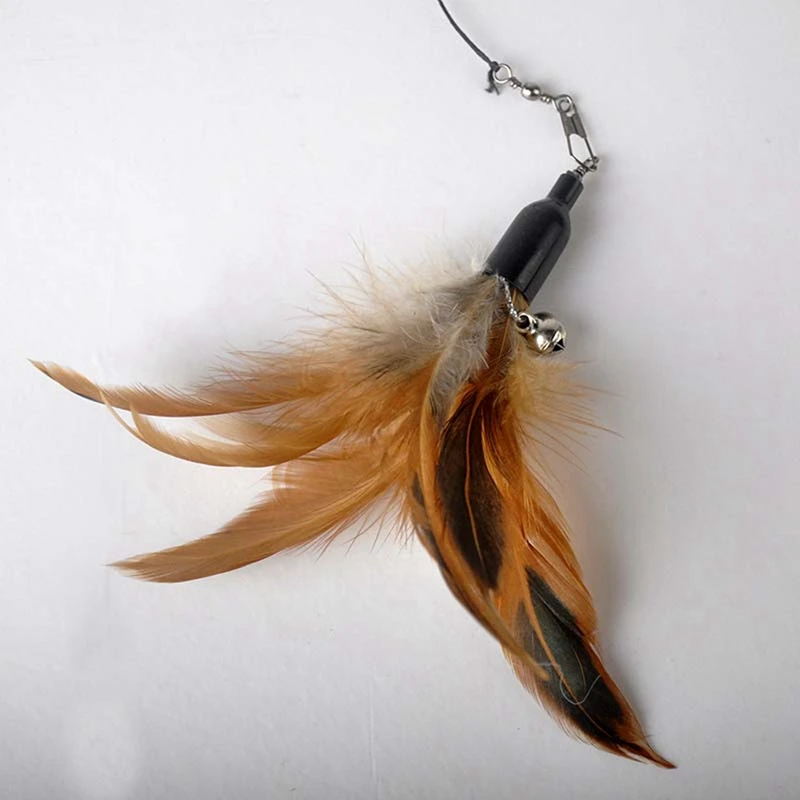 Игрушка для питомца кошки игровой прорезыватель выдвижная палочка со сменным