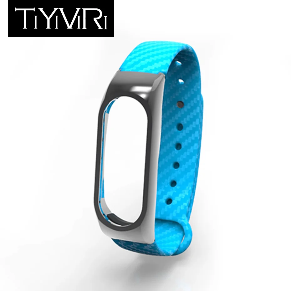 Для Xiaomi mi Band 2 ремешок умный Браслет из углеродного волокна сменный для умные часы
