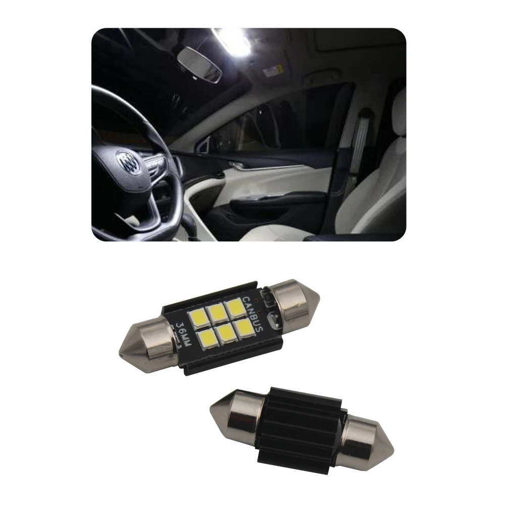 Canbus 36 мм Светодиодная гирлянда лампа C5W 6SMD 3030 авто Интерьер Doom 28 31 39 41 44