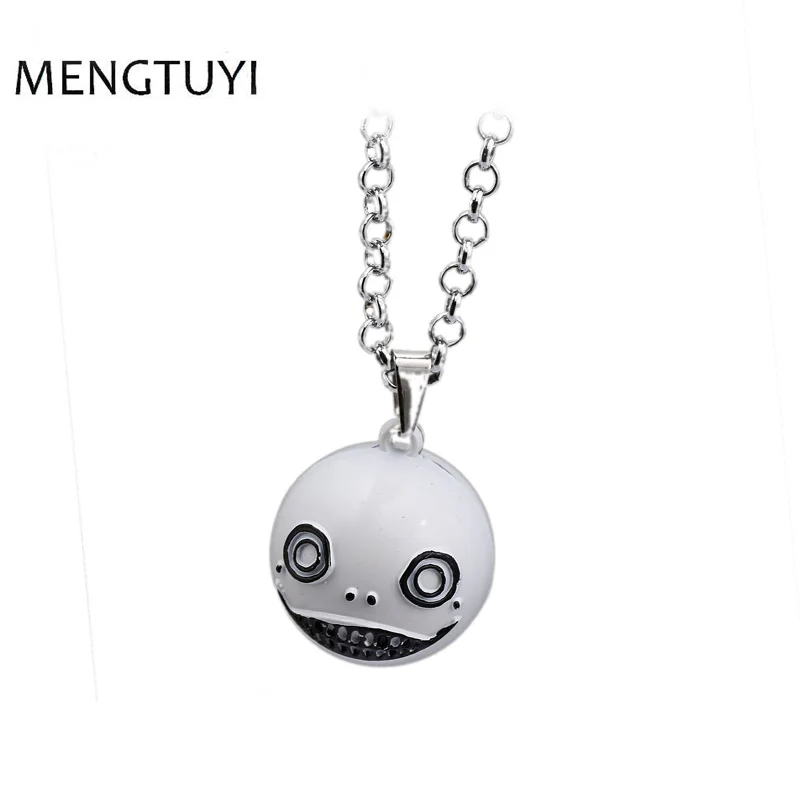 J Store Game NieR Automata силиконовое ожерелье с твердым лицом и шариком Эмил тип в