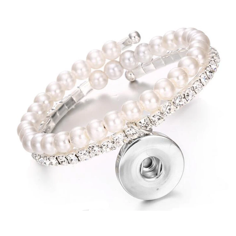 Металлическая кнопка застежка 18 мм|snap jewelry|silver beads braceletbead bracelet |