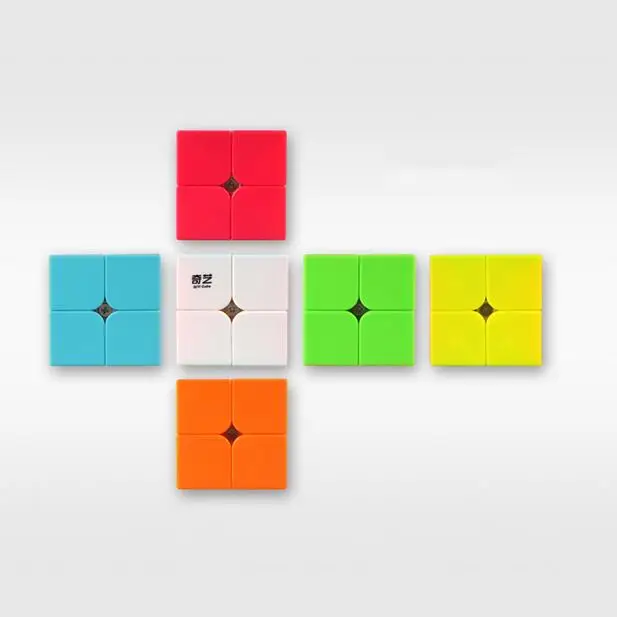 Cuber speed Qiyi QiDi 2x2 black S магический куб без наклеек скоростной игрушка|cube toy|magic cube