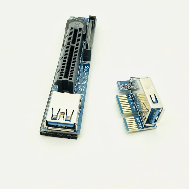 Добавить на карту PCI Express USB 3,0 адаптер Raiser удлинитель PCIE Riser Card USB 3,0 PCI-E SATA PCI E Riser PCI Express X1 в X4 слот