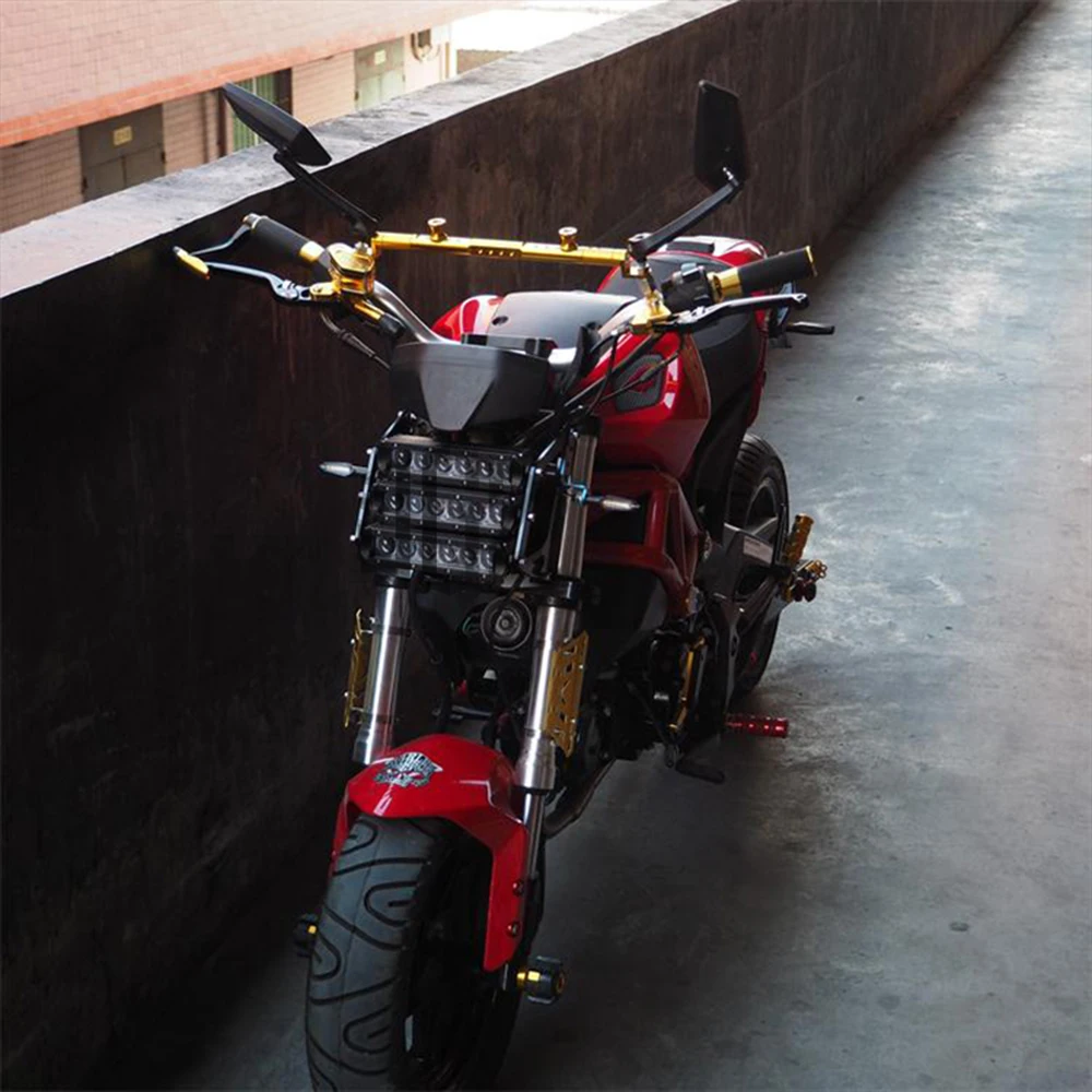 Для Honda гром MSX125 мотоцикл светодиодный головной светильник Водонепроницаемый передняя вилка светильник модифицированный 2013