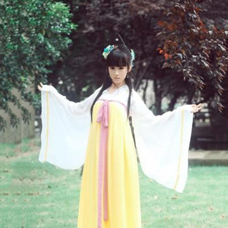 Hanfu костюм для китайских танцев женщин древней китайской династии Тан одежда