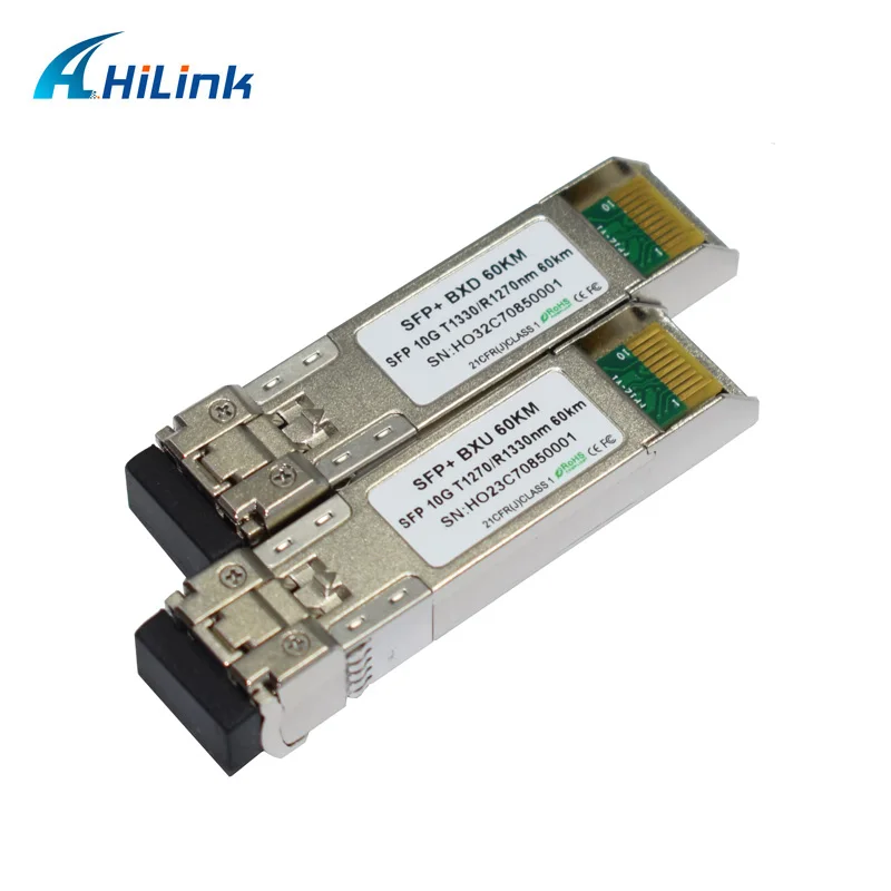 Бесплатная доставка! 5 пар трансиверов одноволоконный WDM SFP 10G BIDI 60 км 1270/нм с LC