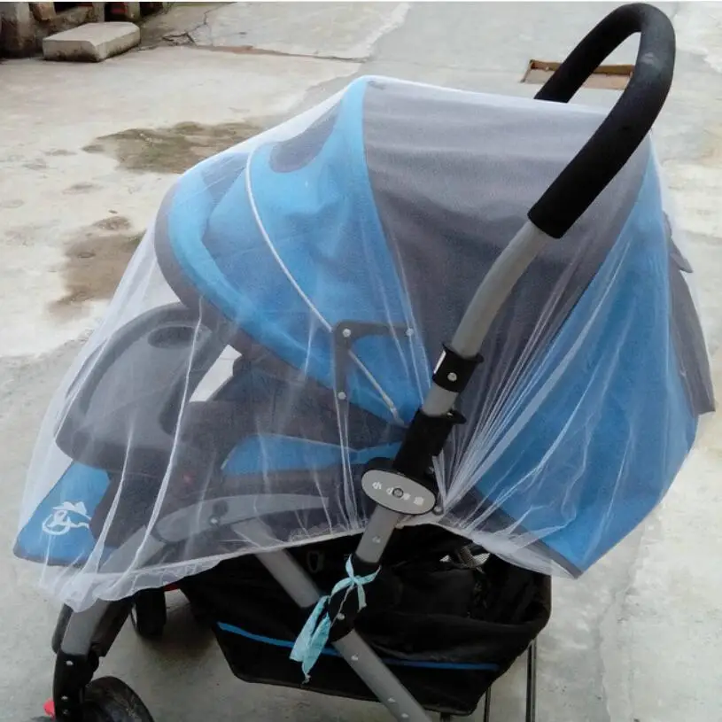 Летняя безопасная детская коляска полное покрытие от насекомых москитная сетка