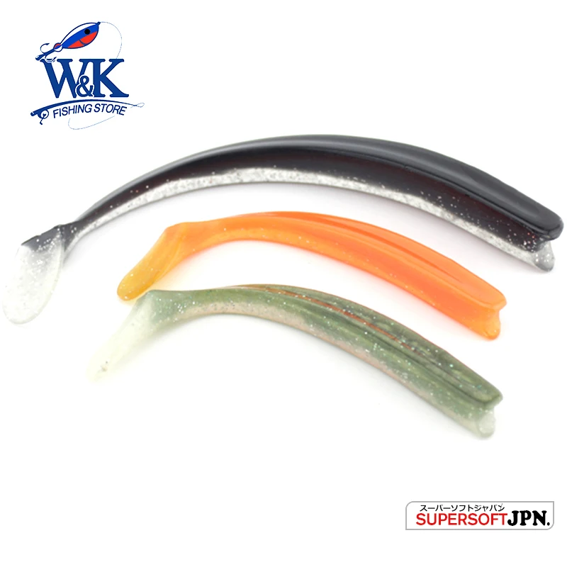 W& K Марка морской Рыбная ловля 14 см 4 шт./пакет leurre souple мягкие приманки Swimbaits WildEye Зандер море-бас Акция# H0901-140