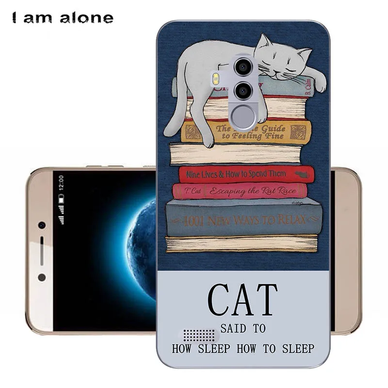 Чехол для телефона I am alone для Leagoo T8s 5,5 дюйма, мягкий ТПУ мобильный Модный чехол с мультяшным принтом для Leagoo T8s, сумки - Цвет: Solf TPU AA46