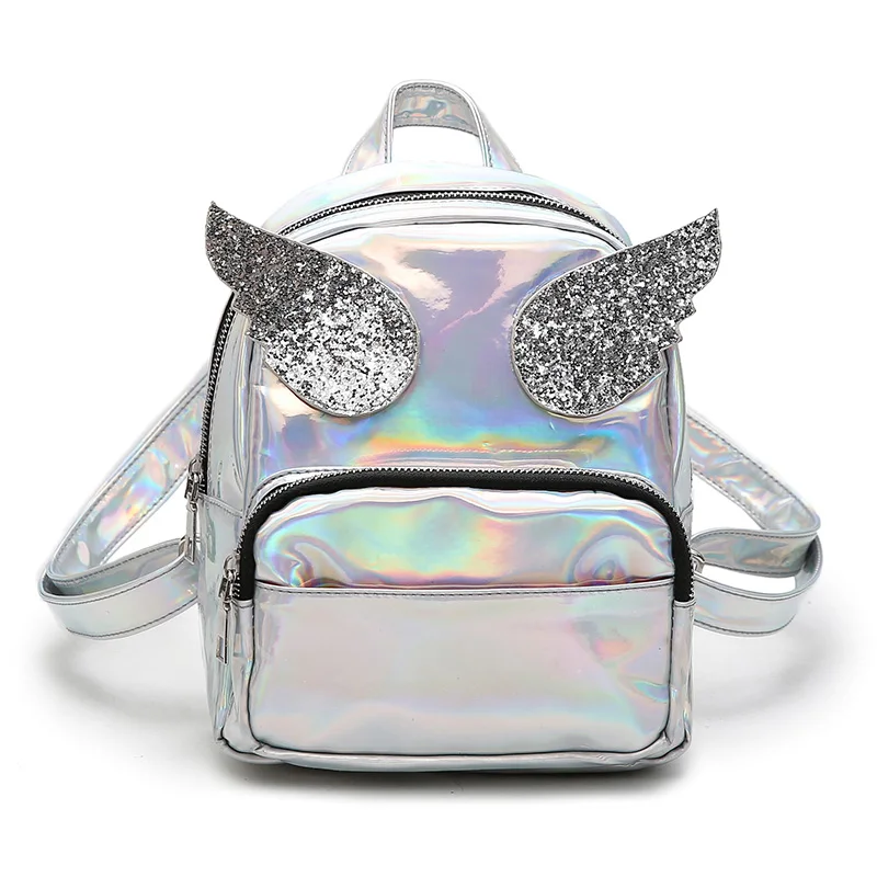 Женский прозрачный рюкзак из ПВХ с лазерной голограммой|Женские рюкзаки| |