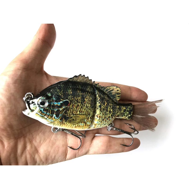 Crankbaits Fishing 2 Section Segments 5 inch 45g Hair Tail Sunfish Lures Salt Water Swimbait Hard Bait Crankbait | Спорт и