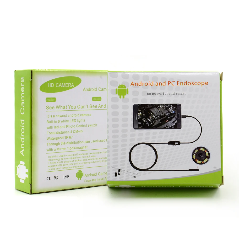 3 5 м Водонепроницаемый эндоскоп Мини HD камера змеевидная трубка объектив мм