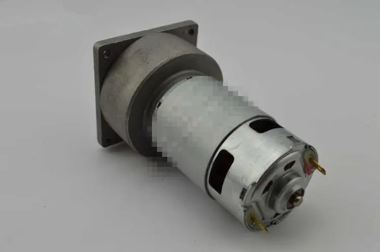 ZGA60FM G DC 12V 24V вращающийся коннектор скорости 8mm Dia вал редукторный двигатель 2RPM 300