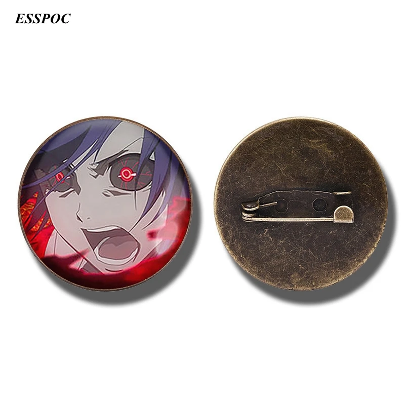 Tokyo Ghoul значок Античная бронзовая брошь оптовая продажа Touka Kaneki косплей ювелирные