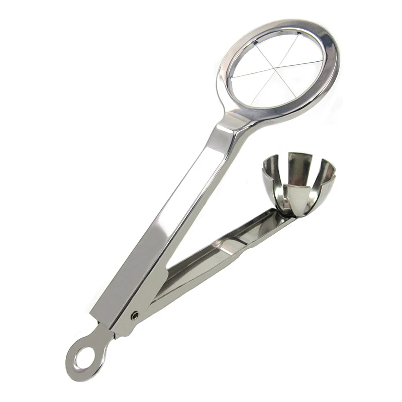 

Stainless Steel Egg Slicer Wedger Cutter, Multifunction Slicer Divides Hard Boiled Eggs Into 6 Equal Segments In One