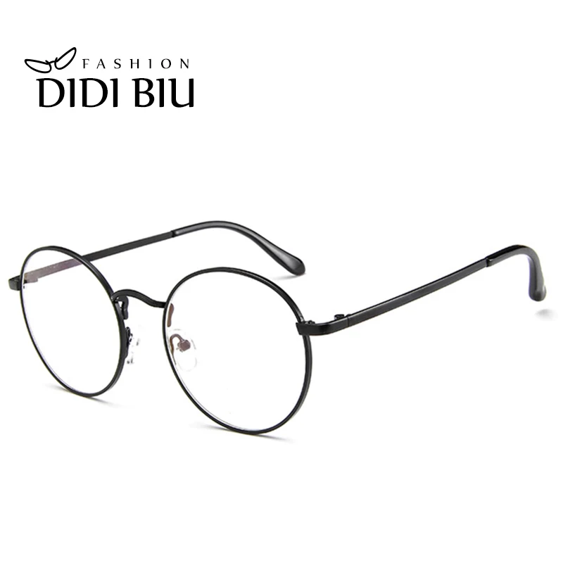 Очки для глаз DIDI Круглые из сплава прозрачные без градусов W777|prescription glasses frames|brand