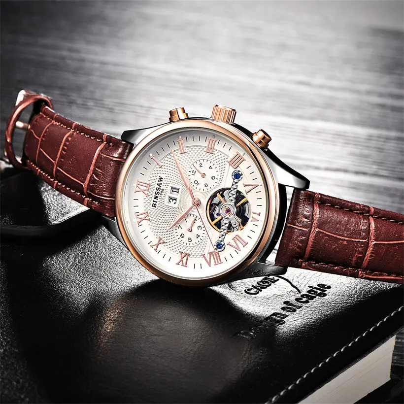 Uhren манер Luxus Top Marke Neue Art Und Weise дизайнерский автоматический механизм Mannliche Armbanduhr