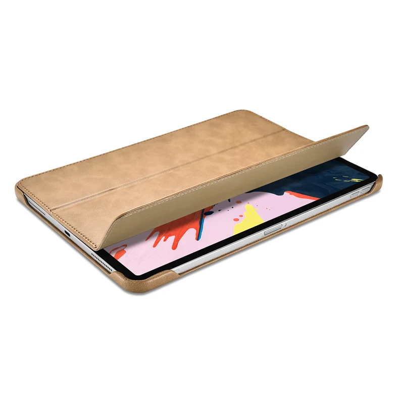 Чехол Icarer для iPad Pro 11 2018 дюйма винтажный откидной книжка из искусственной кожи
