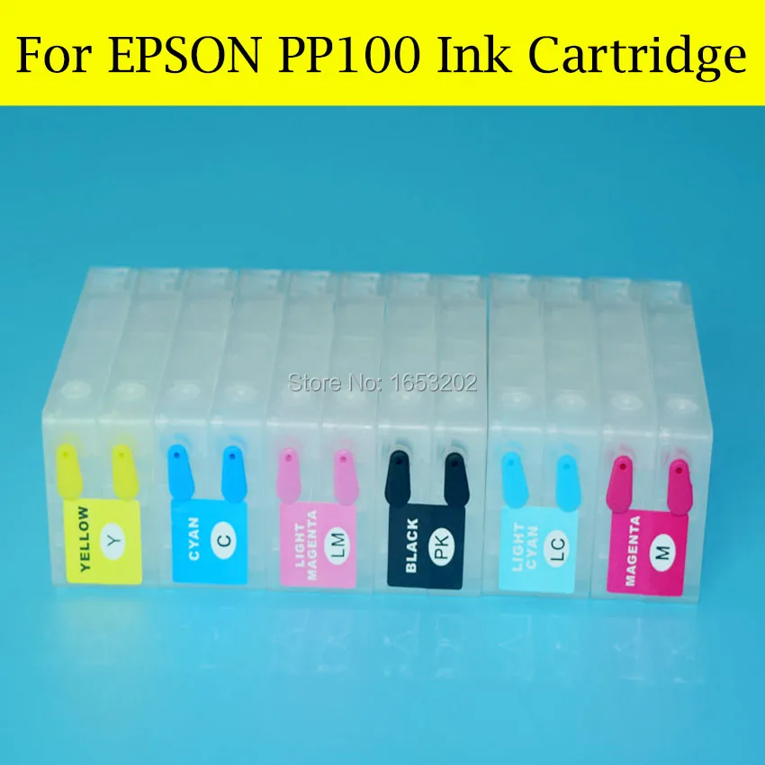

Empty PP-100 Ink Cartridge With Chip Resetter For Epson PP100 PP-100II PP100II PP100N PP100AP PP-100N PP-100AP Printer