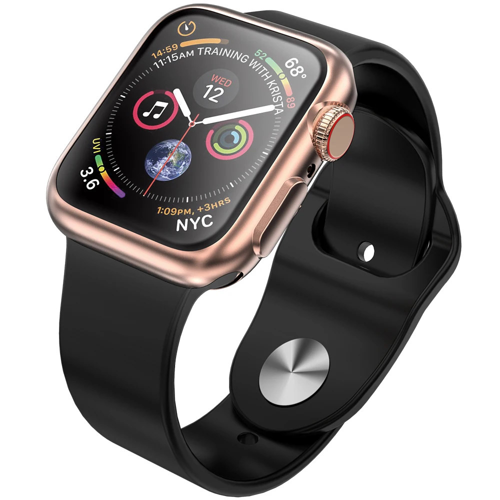 HOCO Ультратонкий защитный красочный чехол для Apple Watch 5 44 мм 40 iWatch серии 4 Мягкий TPU