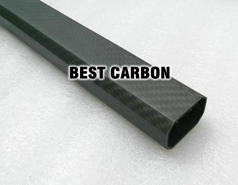 Высококачественная восьмиугольная намотка из углеродного волокна 3K 25 мм х 38 850