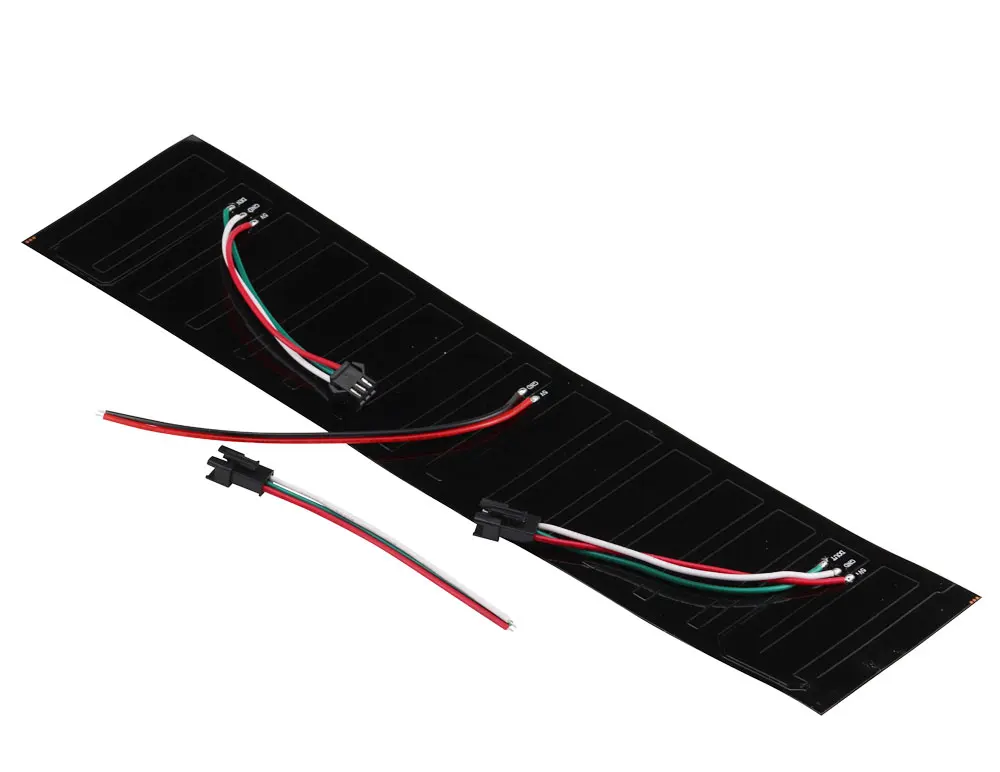 Aihasd WS2812B 5050 8x32 RGB гибкие светодио дный Панель матрица индивидуально адресуемых
