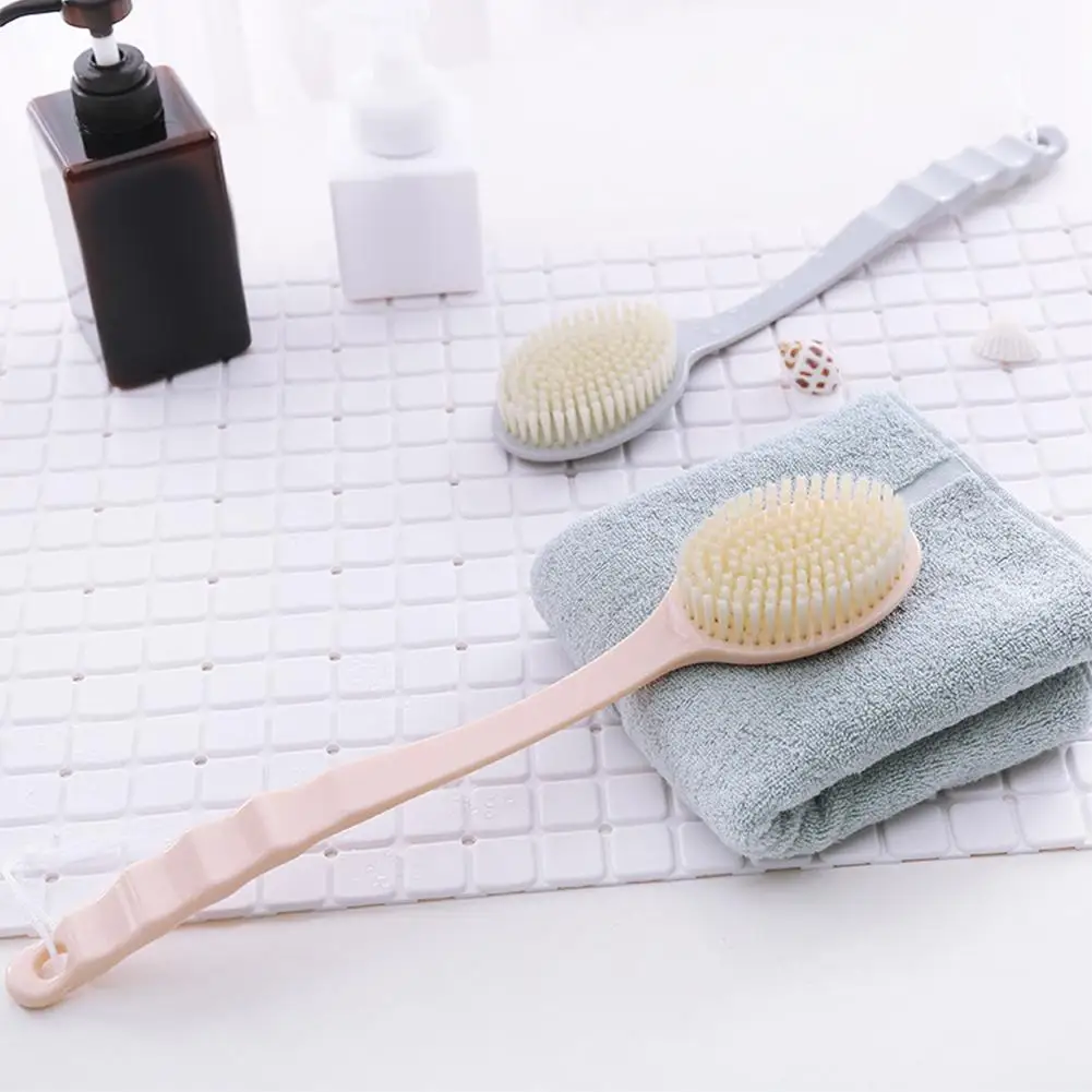 Изысканная Антискользящая Массажная щетка с длинной ручкой для ванны скребок