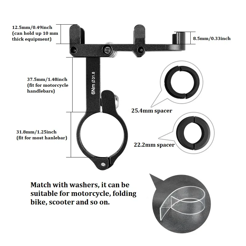 Велосипедный держатель для телефона GUB PRO 2 алюминиевый сплав подставка на руль