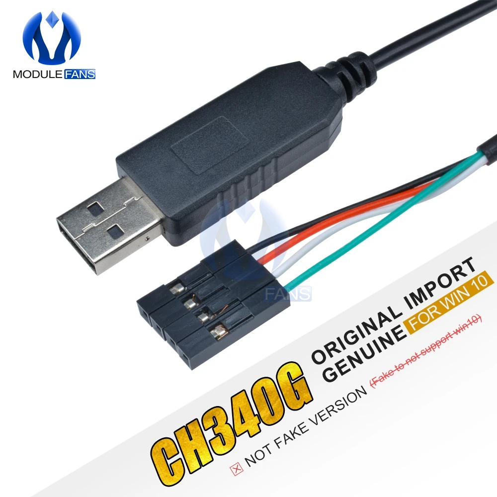 Оригинальный кабель для скачивания CH340G CH340 USB к TTL последовательный провод