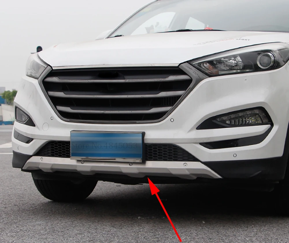 Для Hyundai Tucson 2015 2016 2017 2018 из нержавеющей стали передние и задние бамперы