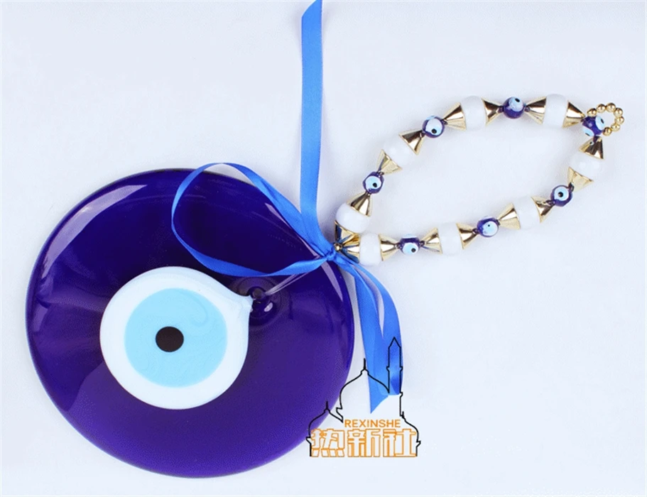 Турецкий голубой глаз украшения для стен подвесной большой дом сглаза | Дом и сад