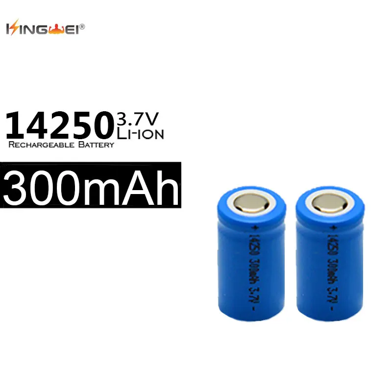 4 шт. литий ионные аккумуляторные батарейки 14250 300 мАч 3 7 в|rechargeable battery|battery flatbattery for
