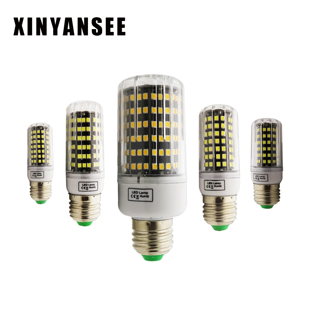 E27 XINYANSEE LED AC220 240V 42 84 112 123 144 162 светодиоды Высокая люминесцентная лампа люстра