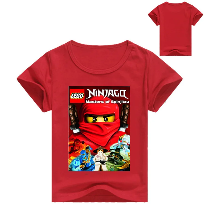 Legoe/Летняя футболка из чистого хлопка с короткими рукавами для детей одежда