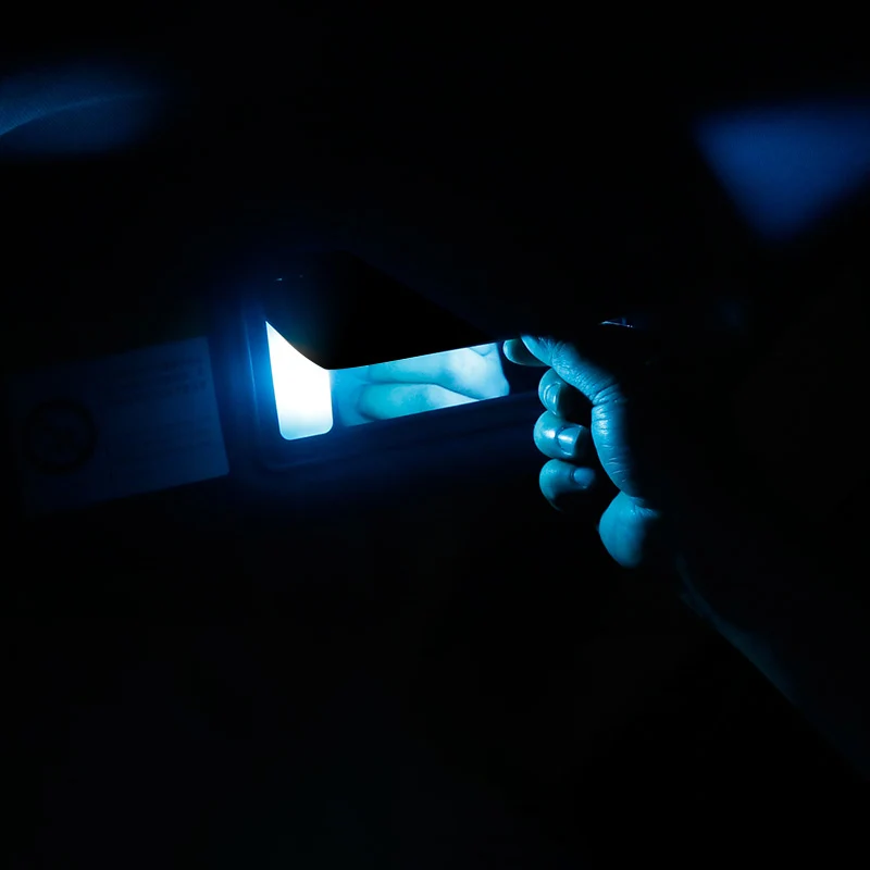 Зеркало для макияжа LED освещение аксессуары автомобиля атмосферное украшение