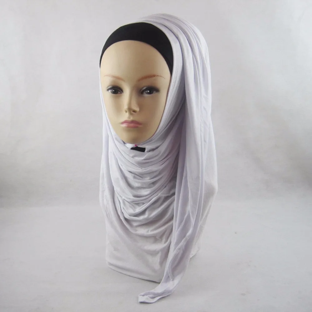 Одежда высшего качества Мода хлопок Джерси нескольких Цвет 180*80 см длинный шарф